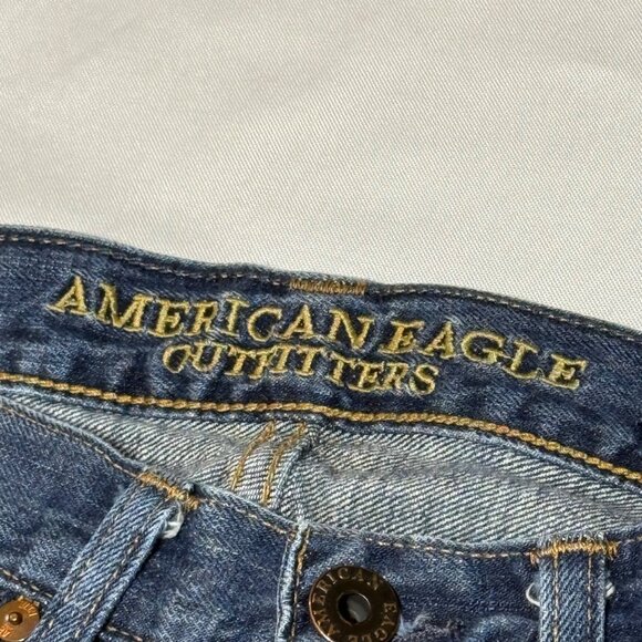 American Eagle Outfitters Slim Straight Jeans 28x32 Mens Denim Classic Fit Blue - Picture 3 of 6